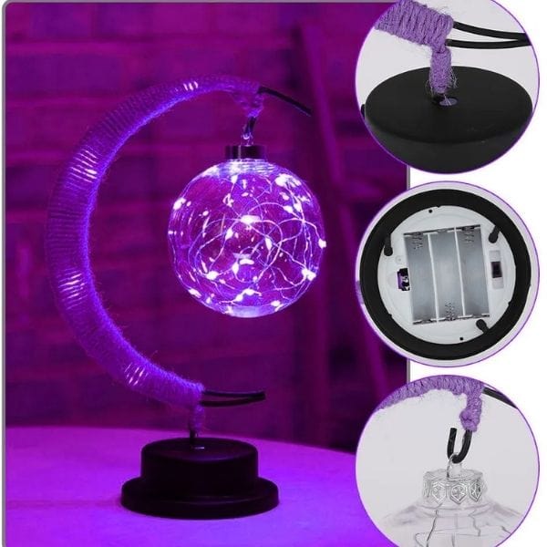 Vue rapprochée de l'ampoule à filaments émettant une lumière tamisée