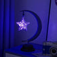 Détail des filaments lumineux à l'intérieur de l'étoile