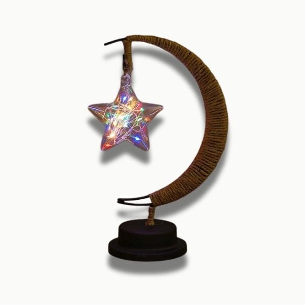 Veilleuse étoile avec éclairage multicolore vibrant