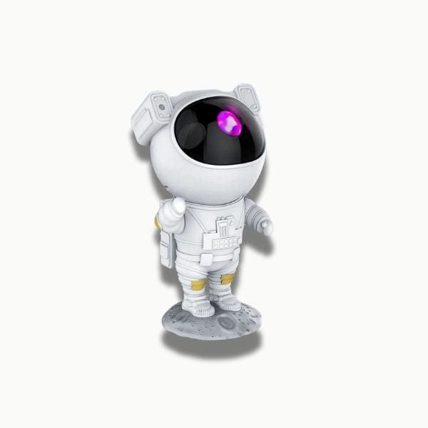 Enfant endormi sous une projection étoilée apaisante