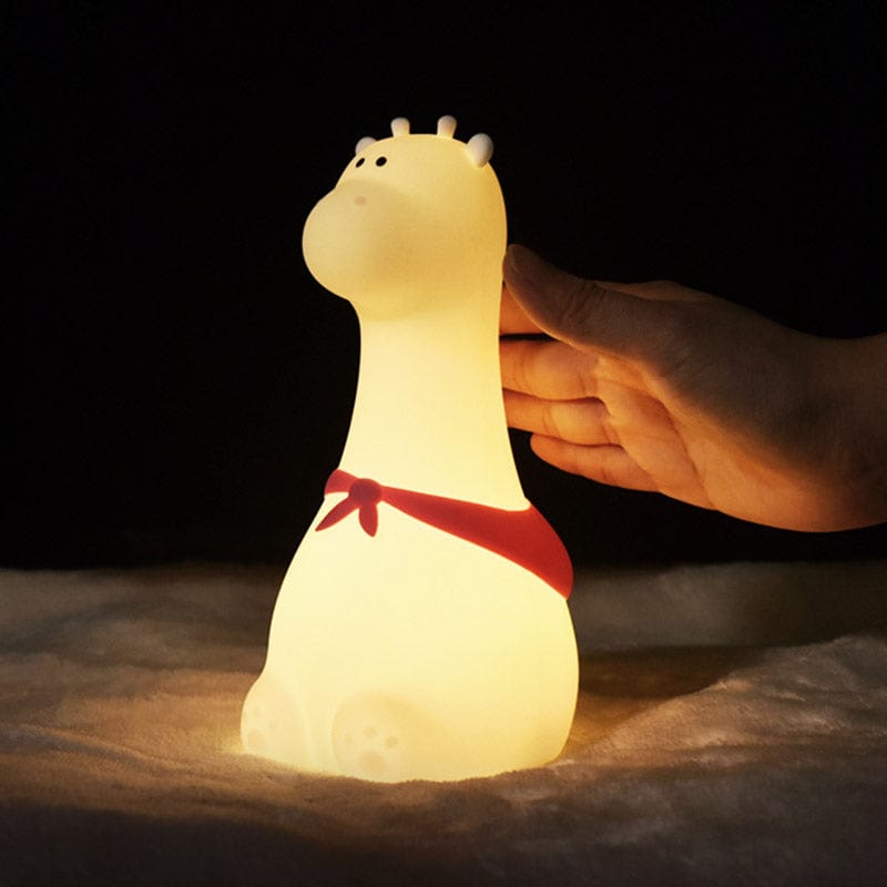 Veilleuse girafe colorée, idéale pour chambre d'enfant
