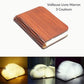 Veilleuse LED livre marron, trois couleurs disponibles