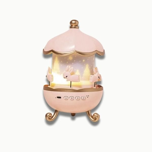 Câble USB branché à la veilleuse pour une recharge facile