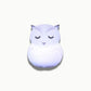 Veilleuse hibou montrant les différentes couleurs disponibles