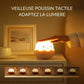 Veilleuse nomade avec coque en silicone souple et LED RGB