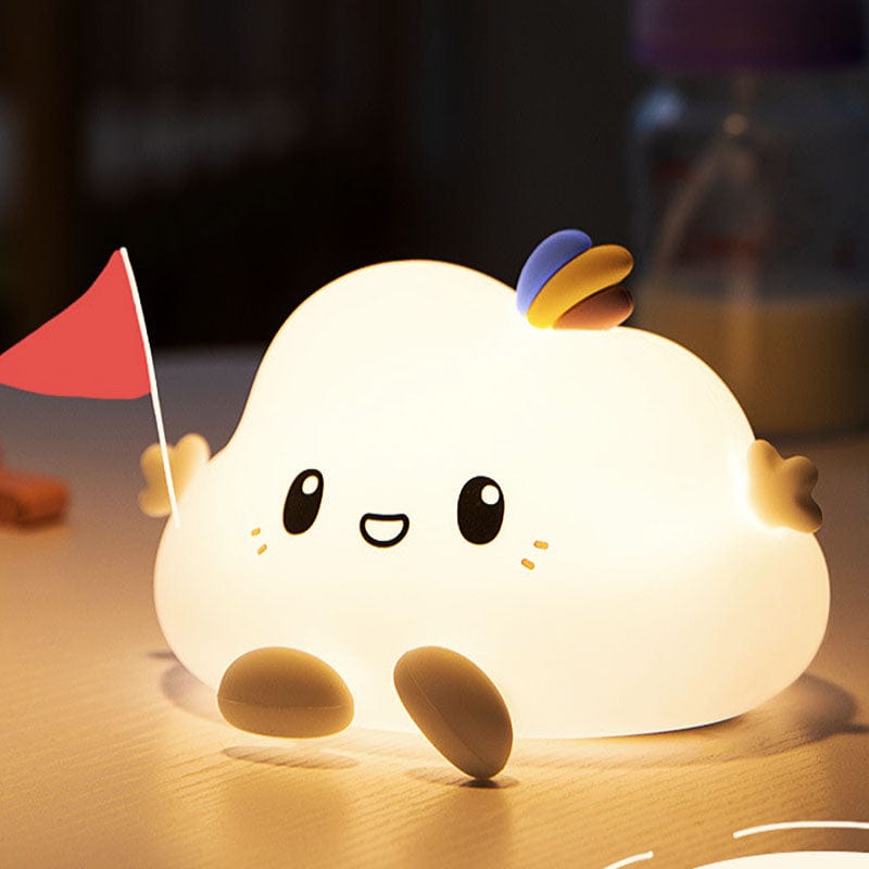 Veilleuse nuage avec câble USB pour recharge