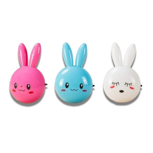 Veilleuse lapin branchée, lumière apaisante pour chambre d'enfant