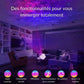 Projecteur d'étoiles avec rotation à 360 degrés sur une table