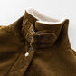 Veste portée avec jupe en jean et bottines