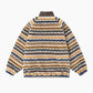 Veste ethnique homme en Pilou Pilou, motif multicolore