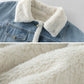 Veste portée avec jupe et bottines, look complet