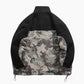 Veste militaire noire en Pilou Pilou avec col montant