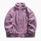 Veste rose homme, élastique à la taille, vue de face