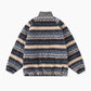 Veste homme en Pilou Pilou avec bandes multicolores