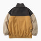 Veste patchwork colorée en Pilou Pilou sur mannequin