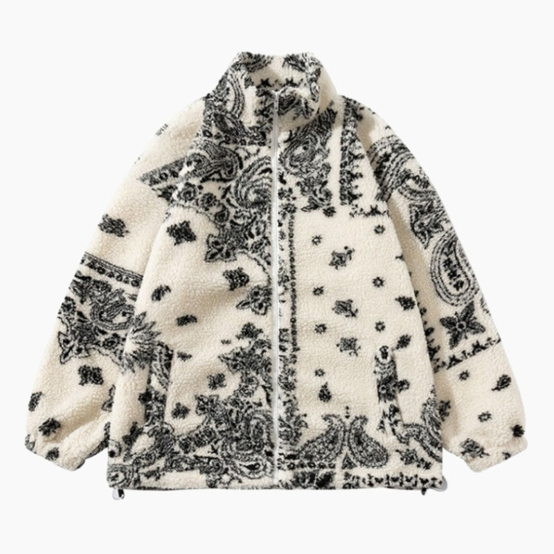 Gros plan sur la texture douce d'une veste noire en peluche