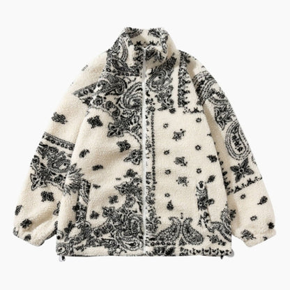 Gros plan sur la texture douce d'une veste noire en peluche