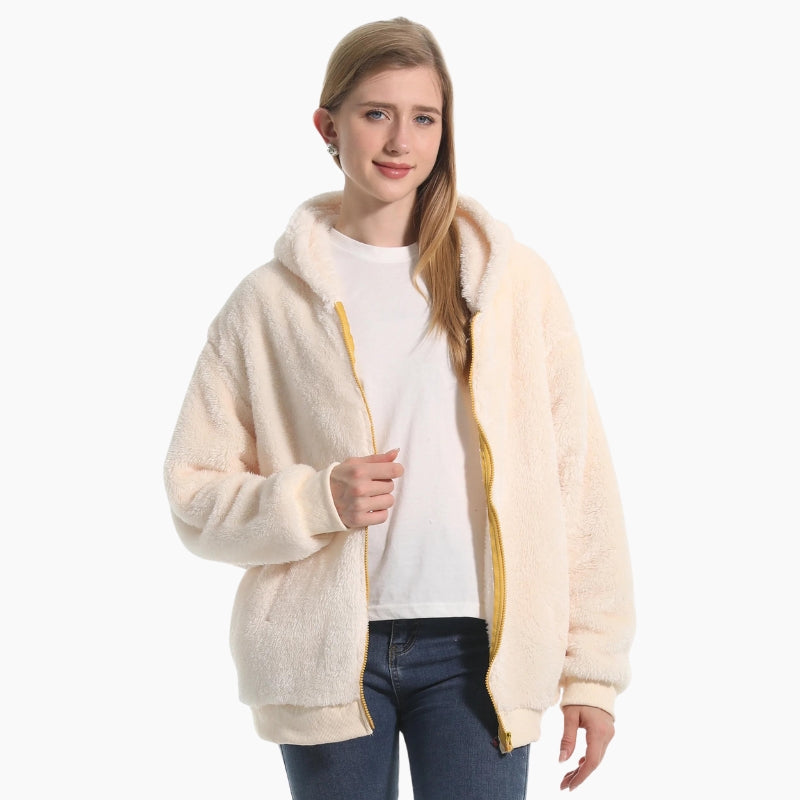 Veste crème en Pilou Pilou pour femme sur cintre