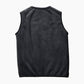 Veste polaire sans manches grise pour homme, vue de face