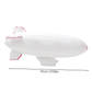 Vaisseau gonflable blanc de 70 cm pour aventures imaginaires