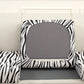 Gros plan sur tissu extensible motif zèbre